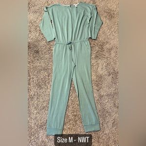 NWT Matilda Jane Jumpsuit light green Womens Size Medium